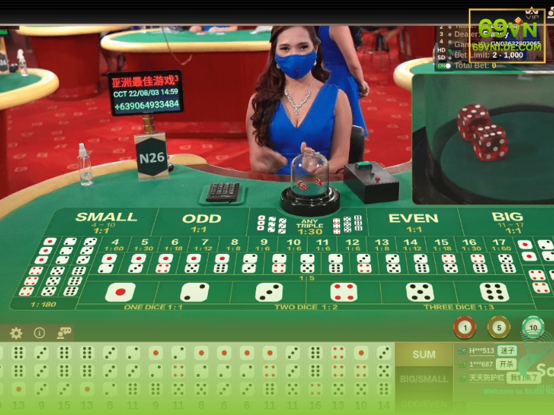 Đa dạng sảnh cược Live Casino hấp dẫn tại 69VN